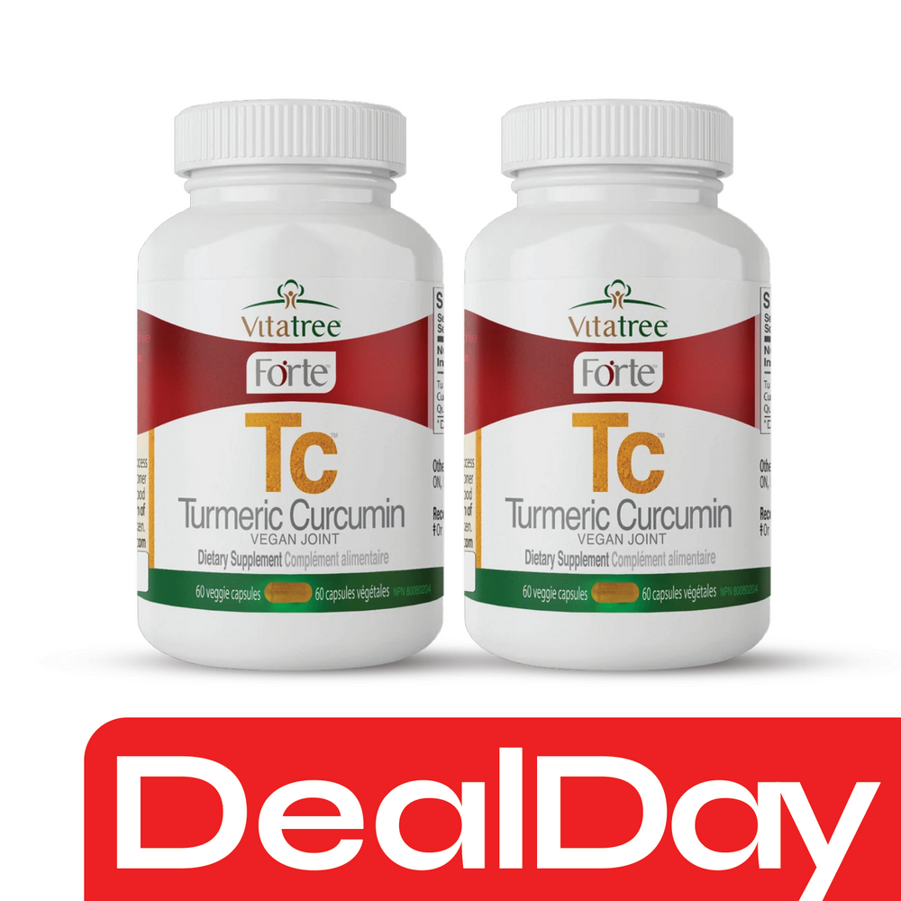 Turmeric Curcumin Vegan Joint 2 Bottle Offer - Deal Day